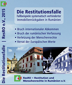 Booklet der CD Die Restitutionsfalle